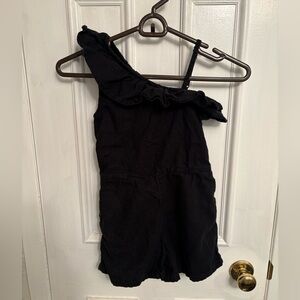 Kids One-Shoulder Ruffle Romper